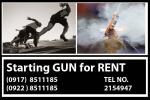 Starting Gun Event Rental Hire Manila Philippines