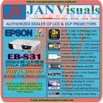 Epson EB-S31 HDMI 3000-3200 ANSI Lumens LCD Projector